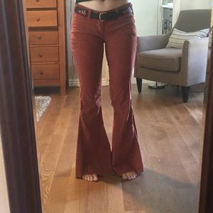 Free People corduroy flares